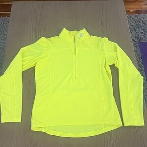 PERFORMANCE Bright Yellow Long Sleeve Cycling Top